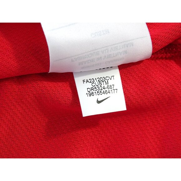 NIKE TIGER WOODS ADV MOCK SHIRT CUSTOM ATHLETE EXCLUSIVE DR5324-687 RED - Picture 5 of 9